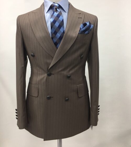 Fashuné Tuscany Stripped Double Breasted Suit