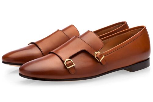ODILON NAPPA COGNAC LOAFERS