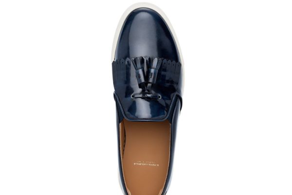 SANLUIS BRUSHED NAVY SKATE - FASHUNE