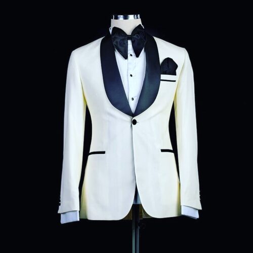 Fashuné Classic Pearl White Tuxedo