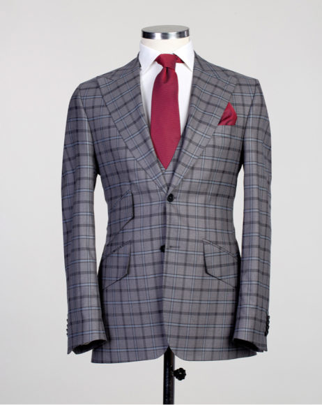 Fashuné Classic Juniper CheckeredThree Piece Suit - FASHUNE