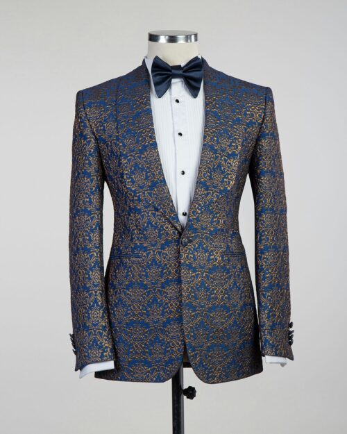 Fashuné Luxury Cassidy Blue Tuxedo