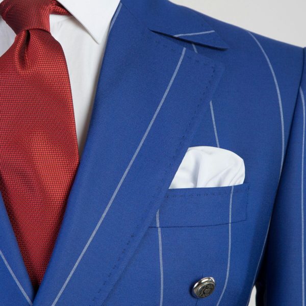 Fashuné Classic Blue Striped Carlton Suit