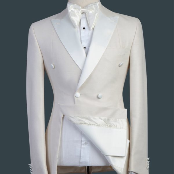 Fashuné Luxury Off White Santini Tuxedo