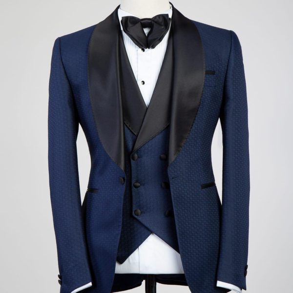 Fashuné Luxury Blue Moretti Tuxedo