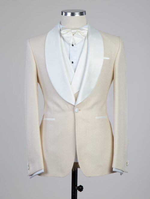 Fashuné Luxury Moretti Beige Tuxedo