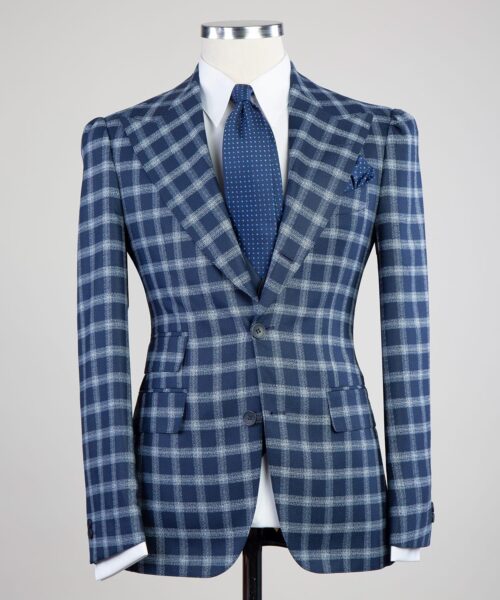 Fashuné Classic Mikado Plaid Suit