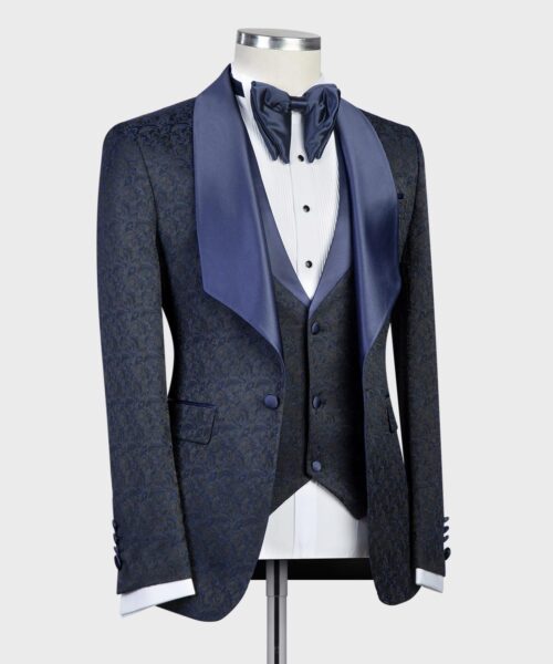 Fashuné Luxury Blue Pegasus Tuxedo
